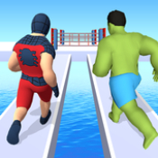 超级英雄桥跑比赛3D